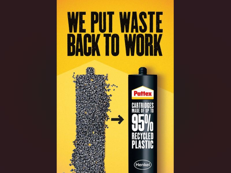 Technoretail - Henkel lancia le confezioni della linea Pattex in plastica riciclata 